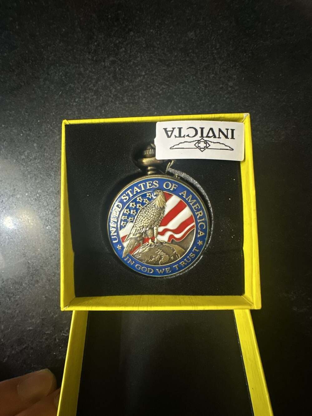Invicta Vintage Series USA Eagle Pocket Watch
